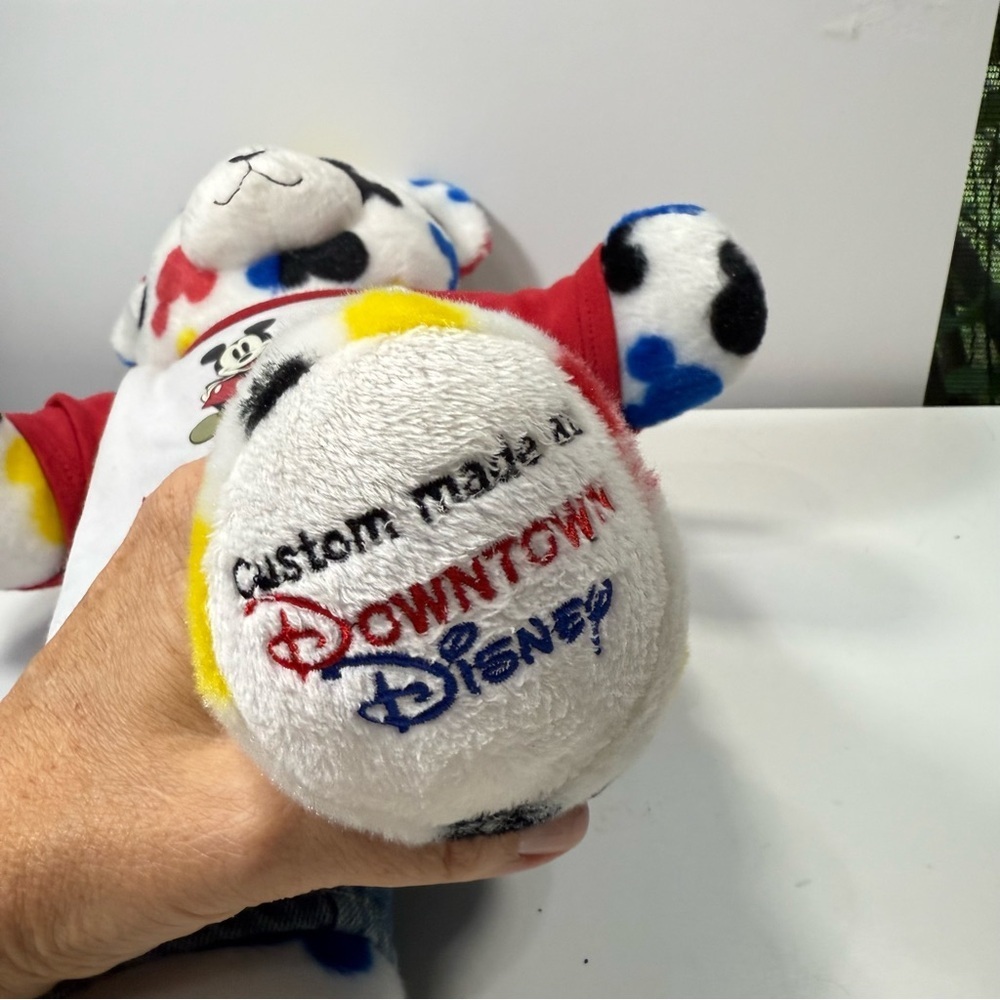 Build-A-Bear Disney Mickey Mouse Plush - Red, Yellow, Blue, Black - Picture 4 of 15